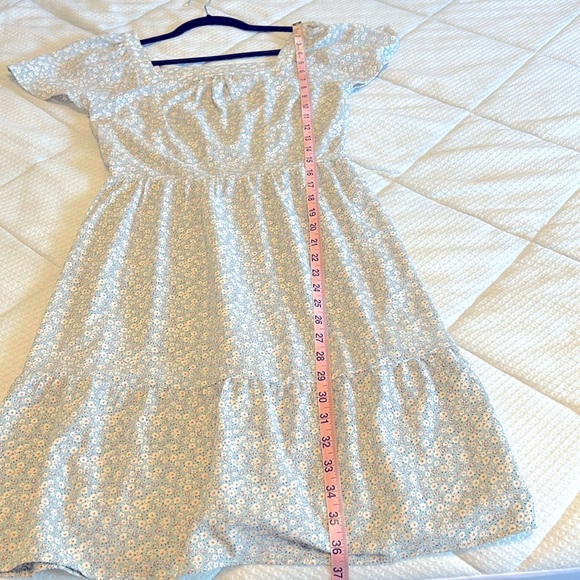 Anthropologie Monteau tiered flutter-sleeve dress - Picture 12 of 12